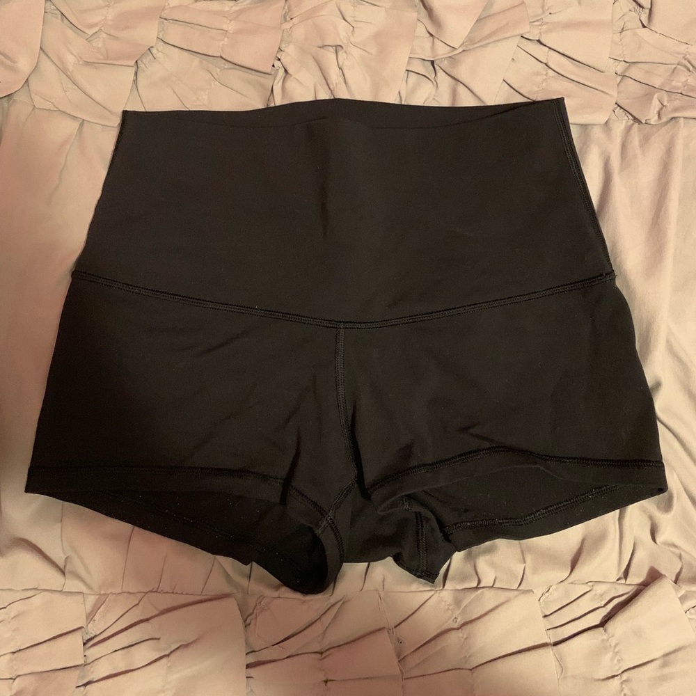 Lululemon wunder under high rise shorts